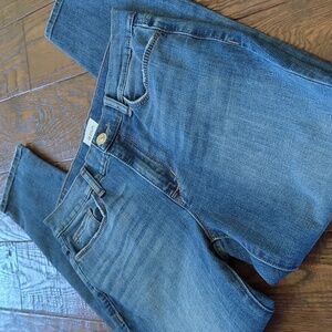 HUDSON I NWT Distressed Blue Denim BLAIR High Rise Skinny Ankle Pants, 28